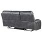 Steve Silver Keily Manual Reclining Sofa and Todoe Coffee Table in Dove Grey, , large