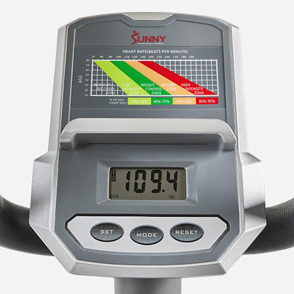 Sunny Health &amp; Fitness Smart Compact Sit and Stand Elliptical in Gray, , large