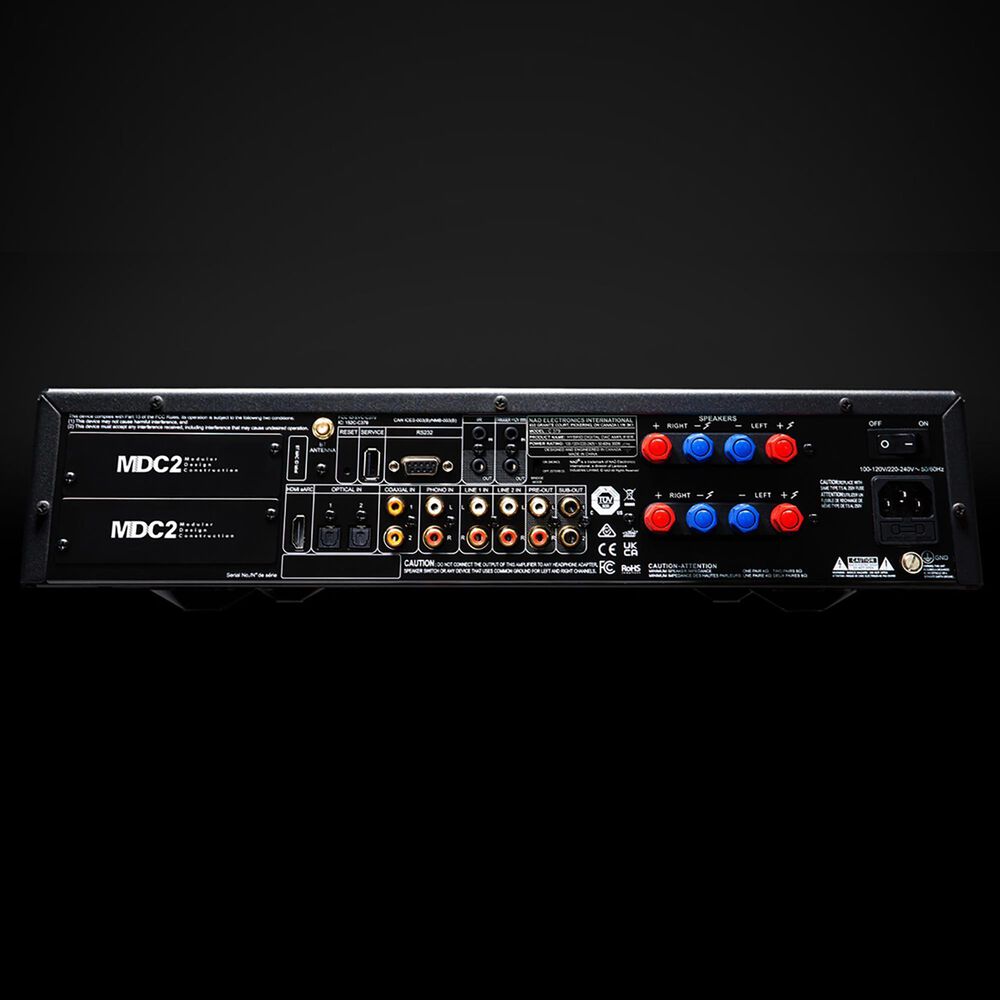 Lenbrook HybridDigial DAC Amplifier with MDC2 BluOS-D and 300W Per Channel in Charcoal, , large