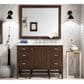James Martin Vanities Addison 48" Single Bathroom Vanity in Mid Century Acacia with 3 cm White Zeus Quartz Top and Rectangular Sink, , large