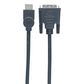 Manhattan 10" HDMI to DVI-D Cable in Black, , large