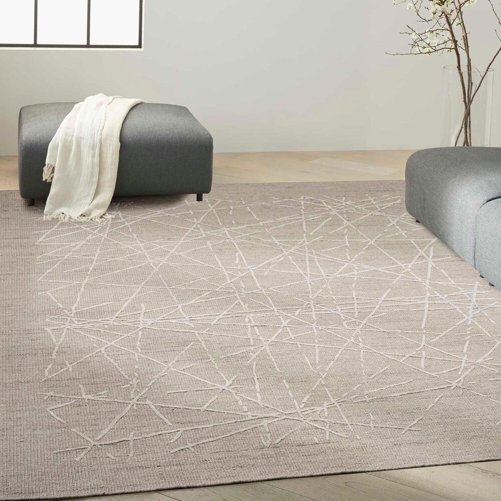Nourison Wander 8&#39;6&quot; x 11&#39;6&quot; Taupe Area Rug, , large