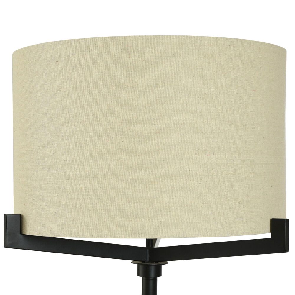 Flair Industries Floor Lamp with Multi Arm Supported Shade in Brushed Black, , large