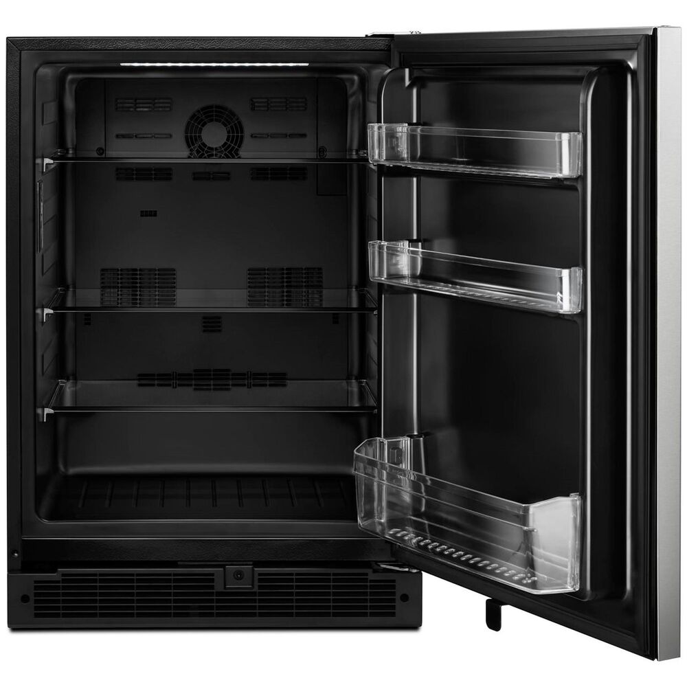Whirlpool 24&quot; Wide 5.1 Cu. Ft. Undercounter Refrigerator in Fingerprint Resistant Stainless Steel, , large