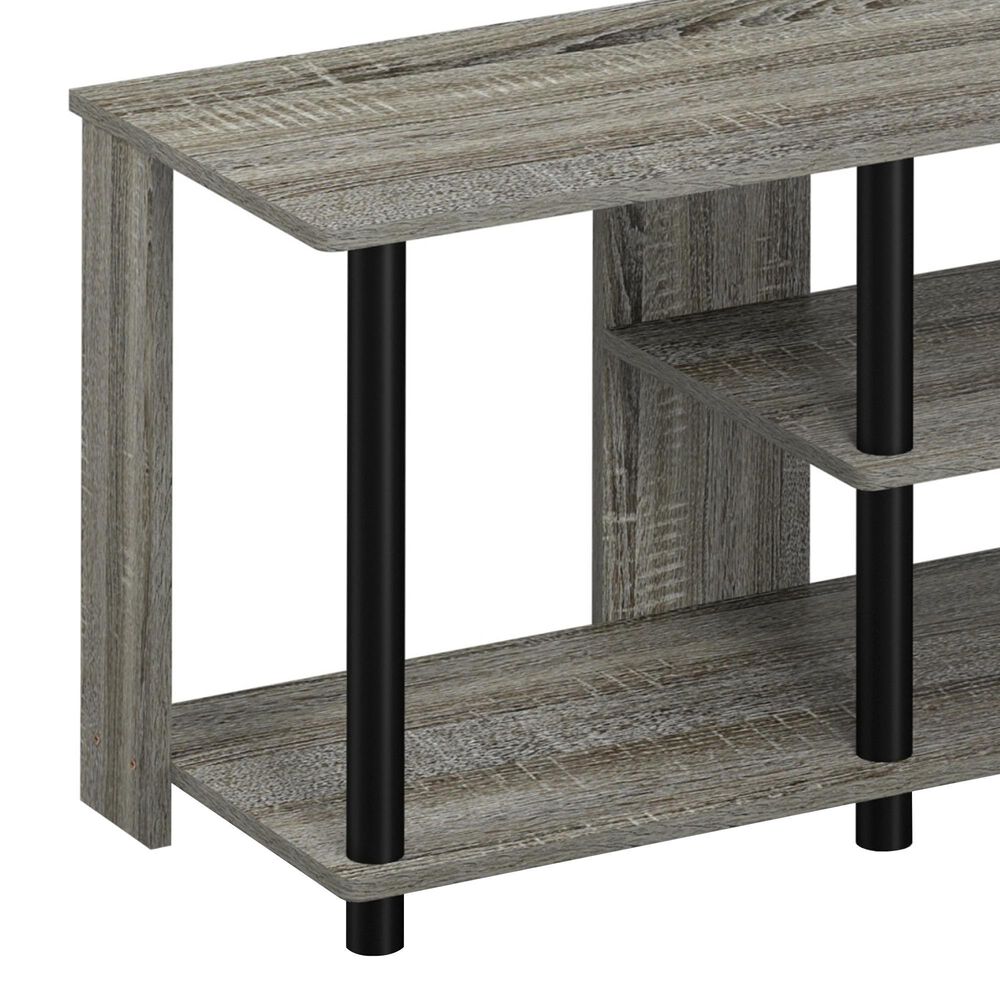 Noviland 3-Tier Shoe Rack in French Oak and Black, , large