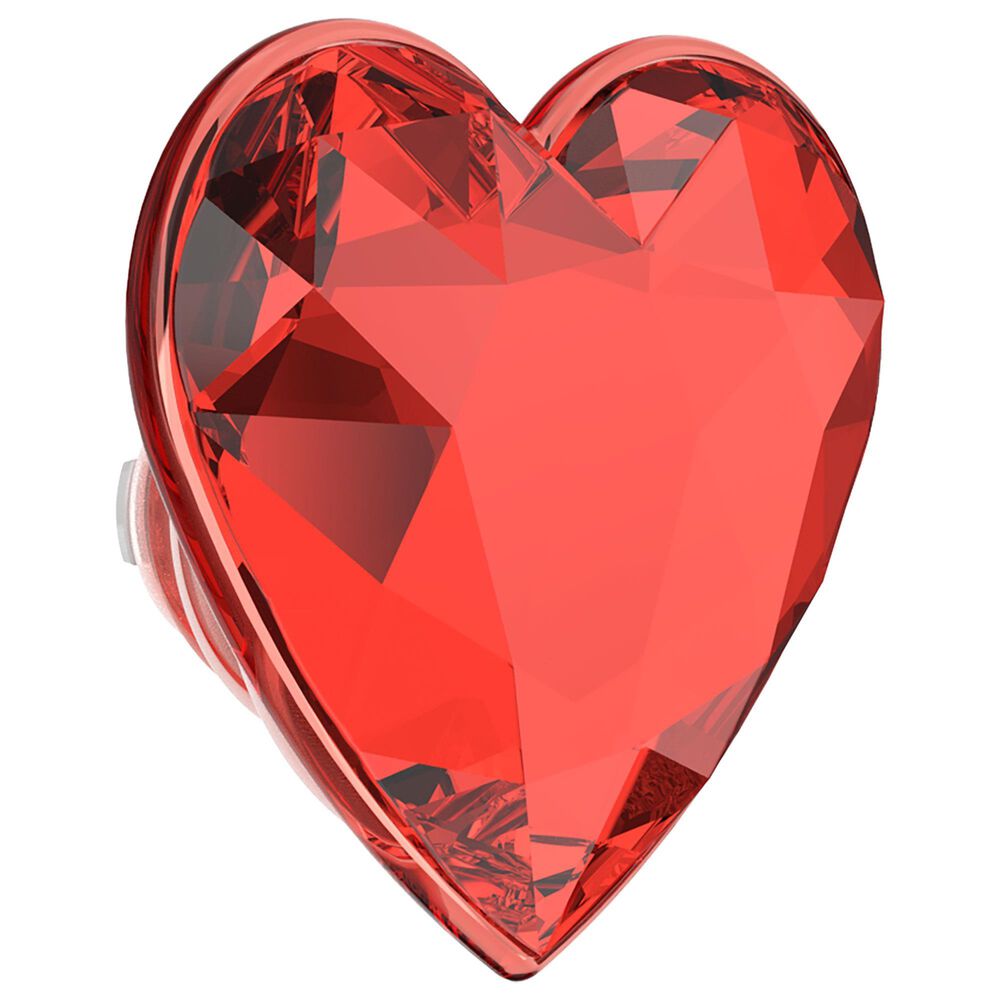 PopSockets MagSafe Circle PopGrip in Crystal Heart Rosso, , large