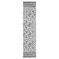 Safavieh Tulum  Transitional 2" x 9" Ivory and Black Runner, , large