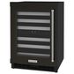 KitchenAid 24" Undercounter Wine Cellar with Left Hinge, Metal-Front Racks in Black Stainless Steel, , large