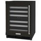 KitchenAid 24" Undercounter Wine Cellar with Left Hinge, Metal-Front Racks in Black Stainless Steel, , large