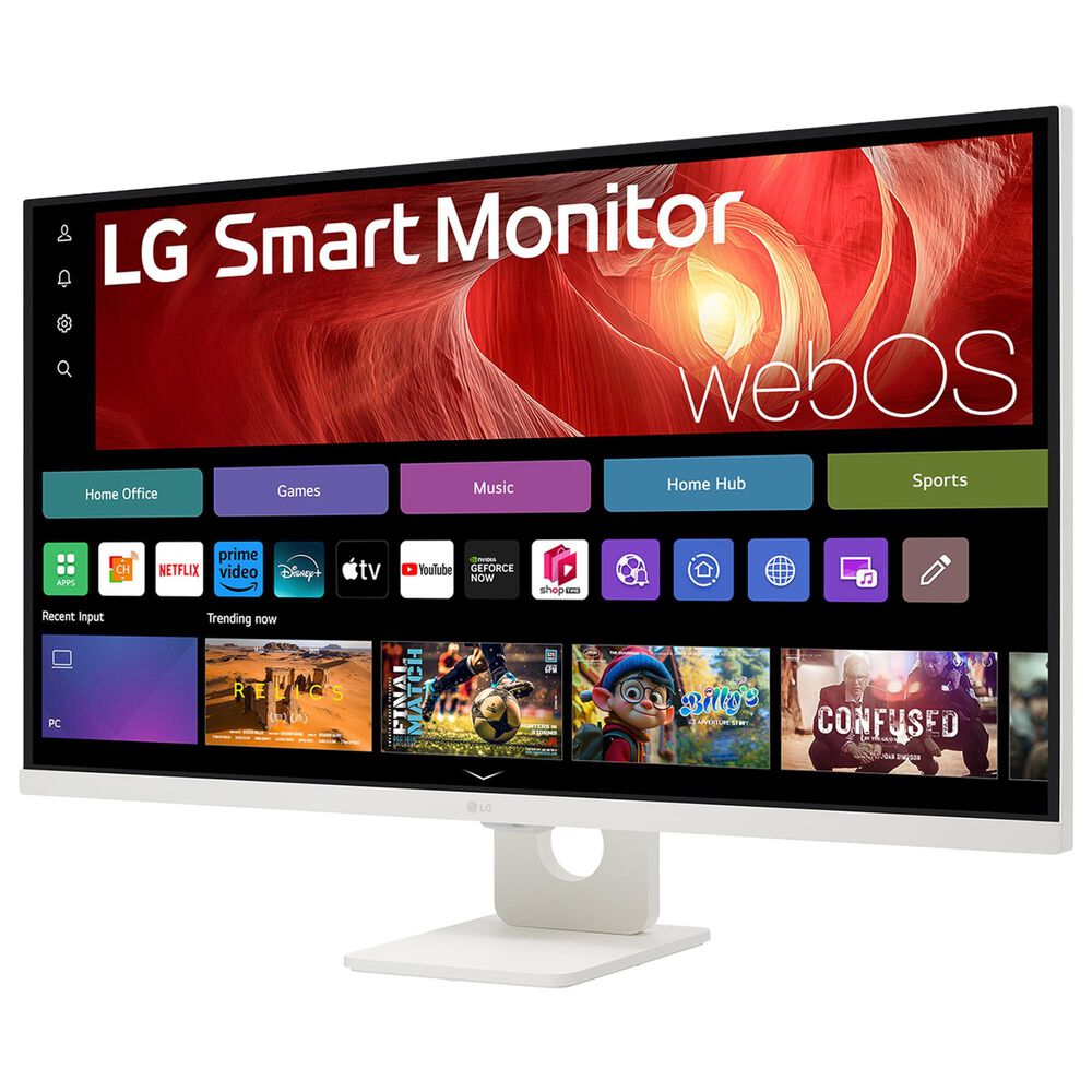 LG 32&quot; UHD 60Hz 5ms HDR10 Smart Monitor in White, , large