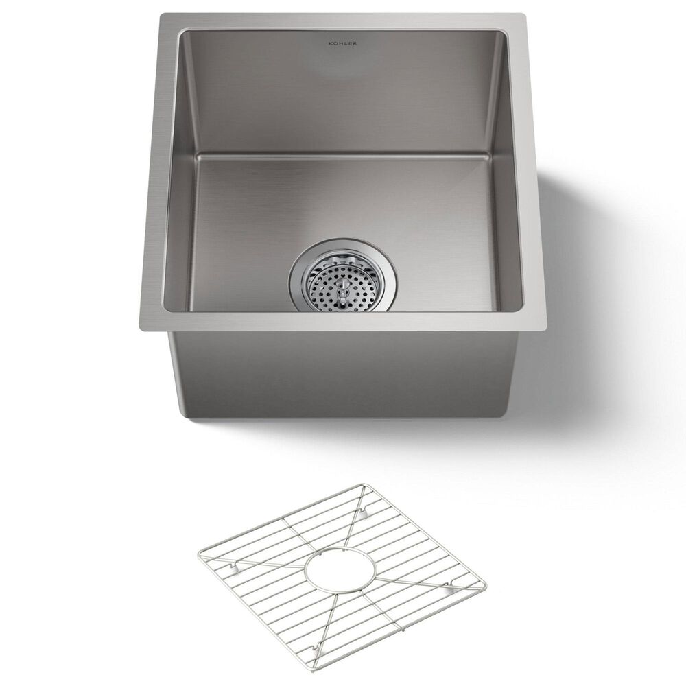 Kohler Strive 15" Undermount Bar Sinks in Stainless Steel, , large
