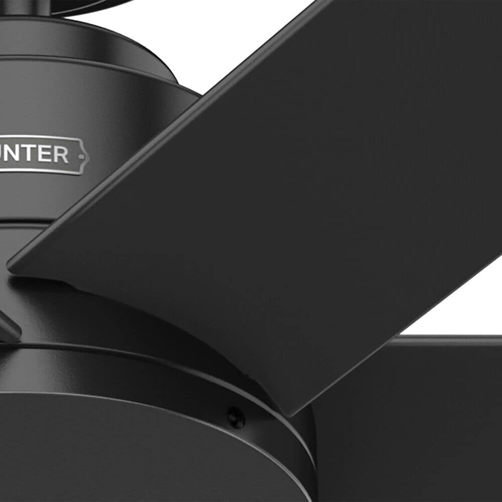 Hunter Kennicott 52&quot; Outdoor Ceiling Fan in Matte Black, , large