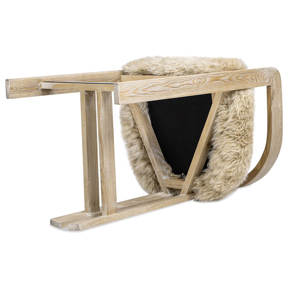 Jennifer Taylor Home Millwick 26.5" Counter Stool with Natural Blonde Cushion in Rustic Blonde, , large