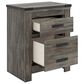 Ashley Frandern 6-Piece Twin Panel Storage Bedroom Set in Rustic Warm Gray, , large