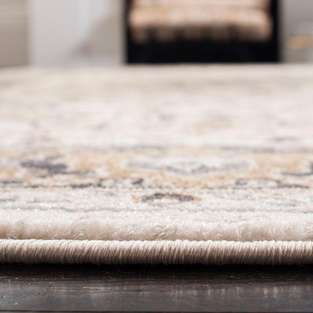 Safavieh Lyndhurst LNH334 2&#39;3&quot; x 12&#39; Cream and Navy Runner, , large