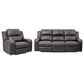 Oxford Furniture 2-Piece Power Reclining Living Room Set in Cowboy Granite, , large
