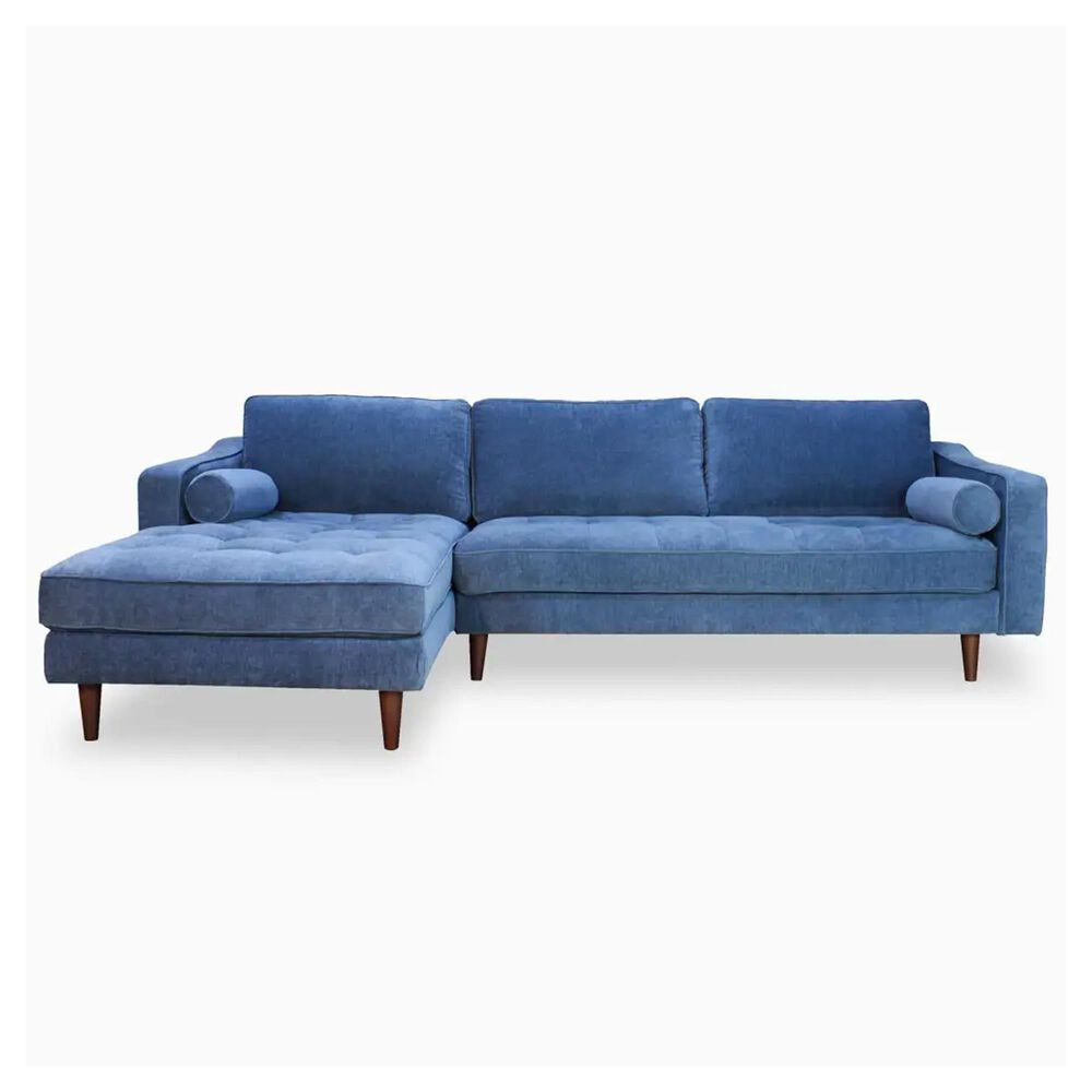 37B Anderson 2-Piece Stationary Left Arm Facing Sectional in Denim, , large