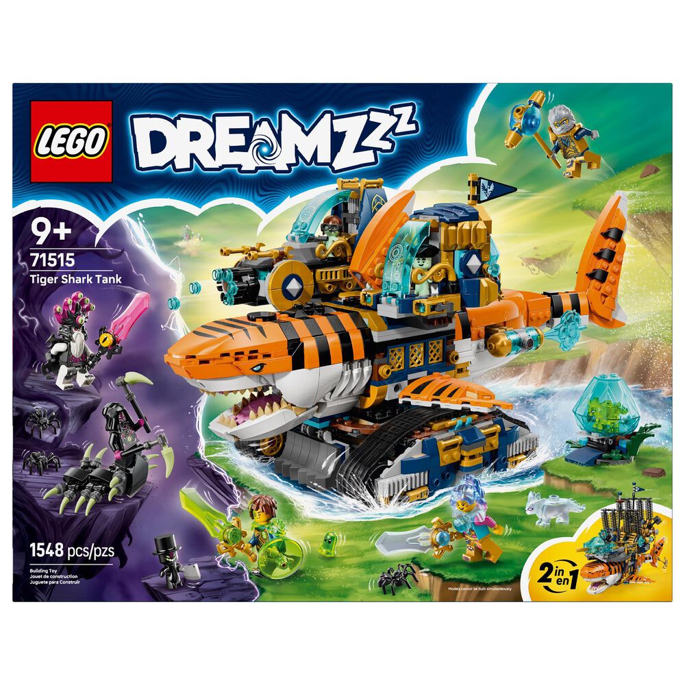 LEGO DREAMZzz Tiger Shark Tank Building Set, , large