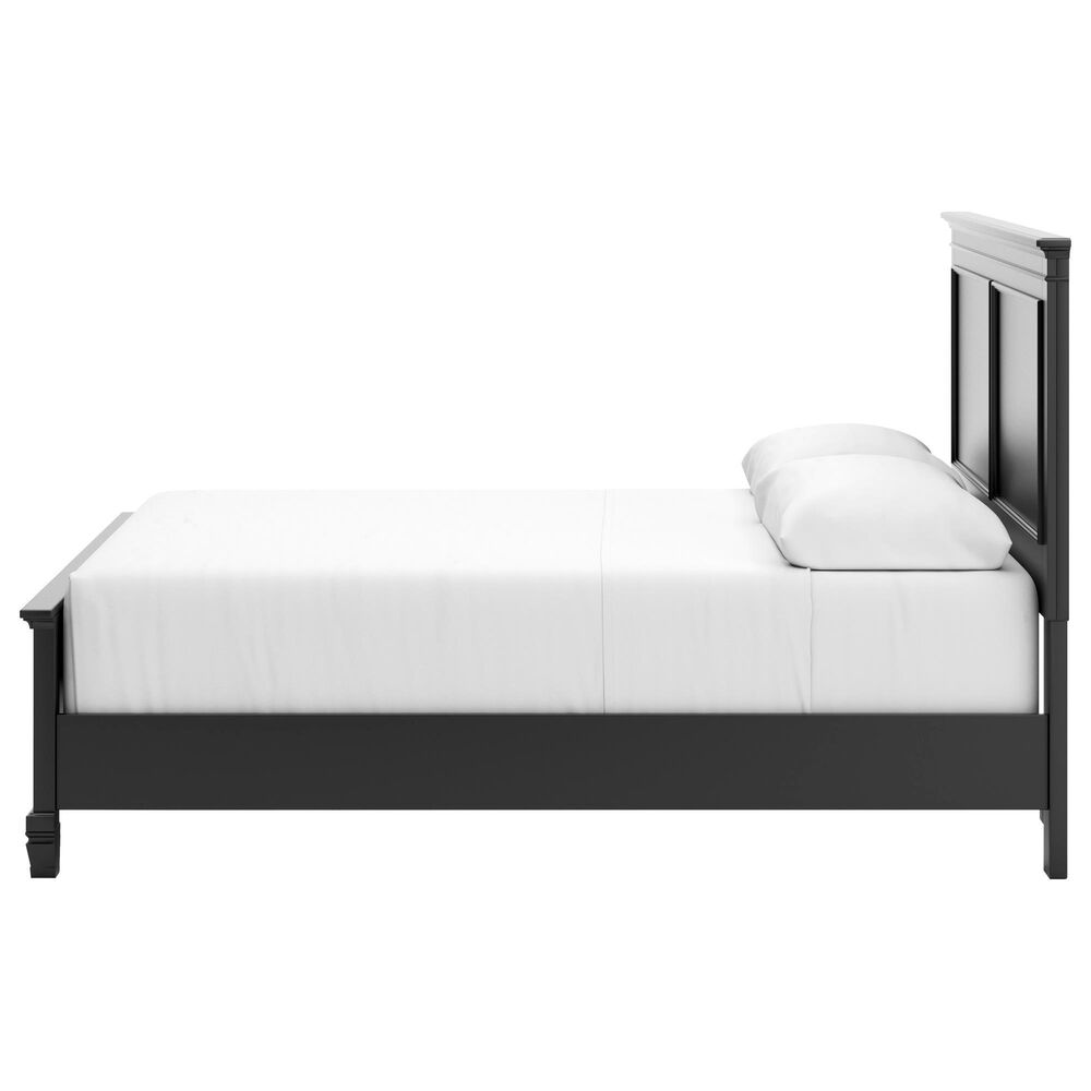 Ashley Lanolee 3-Piece Queen Bed with Two Nightstands in Black, , large