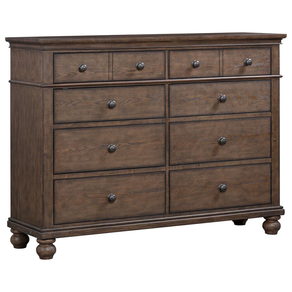 Riva Ridge Oxford 8-Drawer Chesser in Cocoa, , large