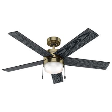 Hunter Claudette 52" LED Ceiling Fan in Modern Brass, , large