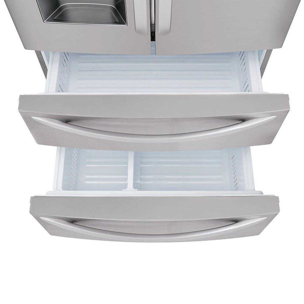 LG 28 Cu. Ft. Capacity 4-Door French Door Refrigerator in Stainless Steel, , large