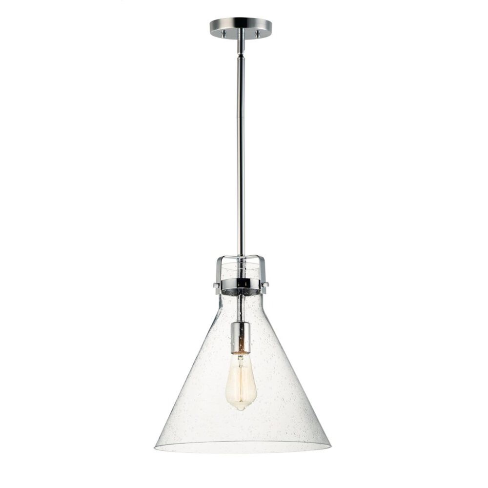 Maxim Lighting Seafarer 1-Light Pendant with Bulb in Polished Chrome, , large