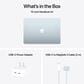 Apple MacBook Air 15.3" Laptop - Apple M4 chip 10-core CPU - 24GB RAM - 10-core GPU - 512GB SSD in Sky Blue with 3-Year AppleCare+, , large