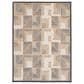 Central Oriental Fontana Halden 6"7" x 9"2" Cream and Brown Area Rug, , large