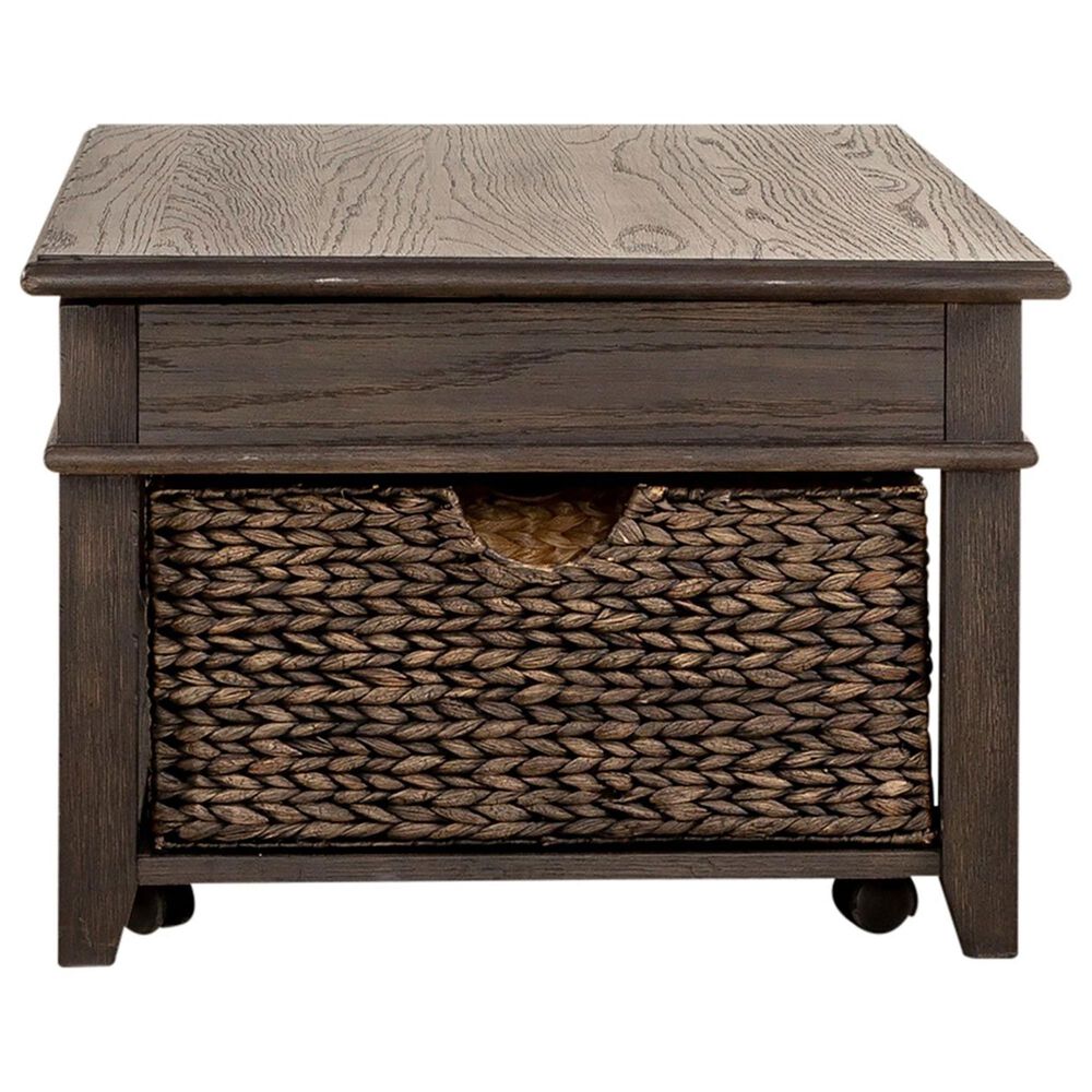 Belle Furnishings Mill Creek Lift Top Cocktail Table in Peppercorn, , large