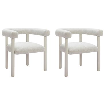 Zuo Modern Sunbath Dining Chair in Gray and White (Set of 2), , large