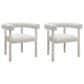 Zuo Modern Sunbath Dining Chair in Gray and White (Set of 2), , large