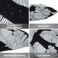Hearth and Haven 18" x 18" Outdoor Cotton Leaf Throw Pillow in Black and White (Set of 2), , large