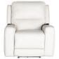 Bassett Raymond Leather Power Recliner with Powerr Headrest in Vanilla, , large