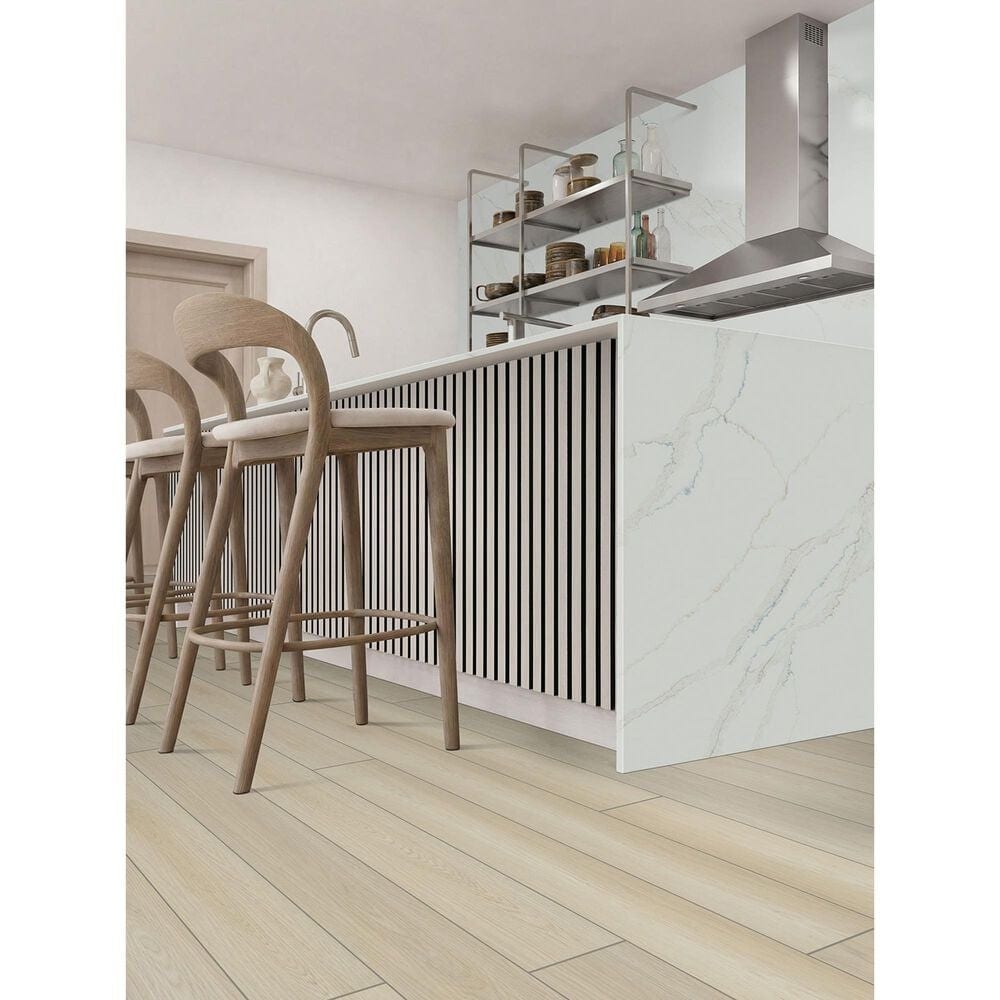MS International Acoustic Wood Slat Fog 24" x 48" Wall Panels, , large