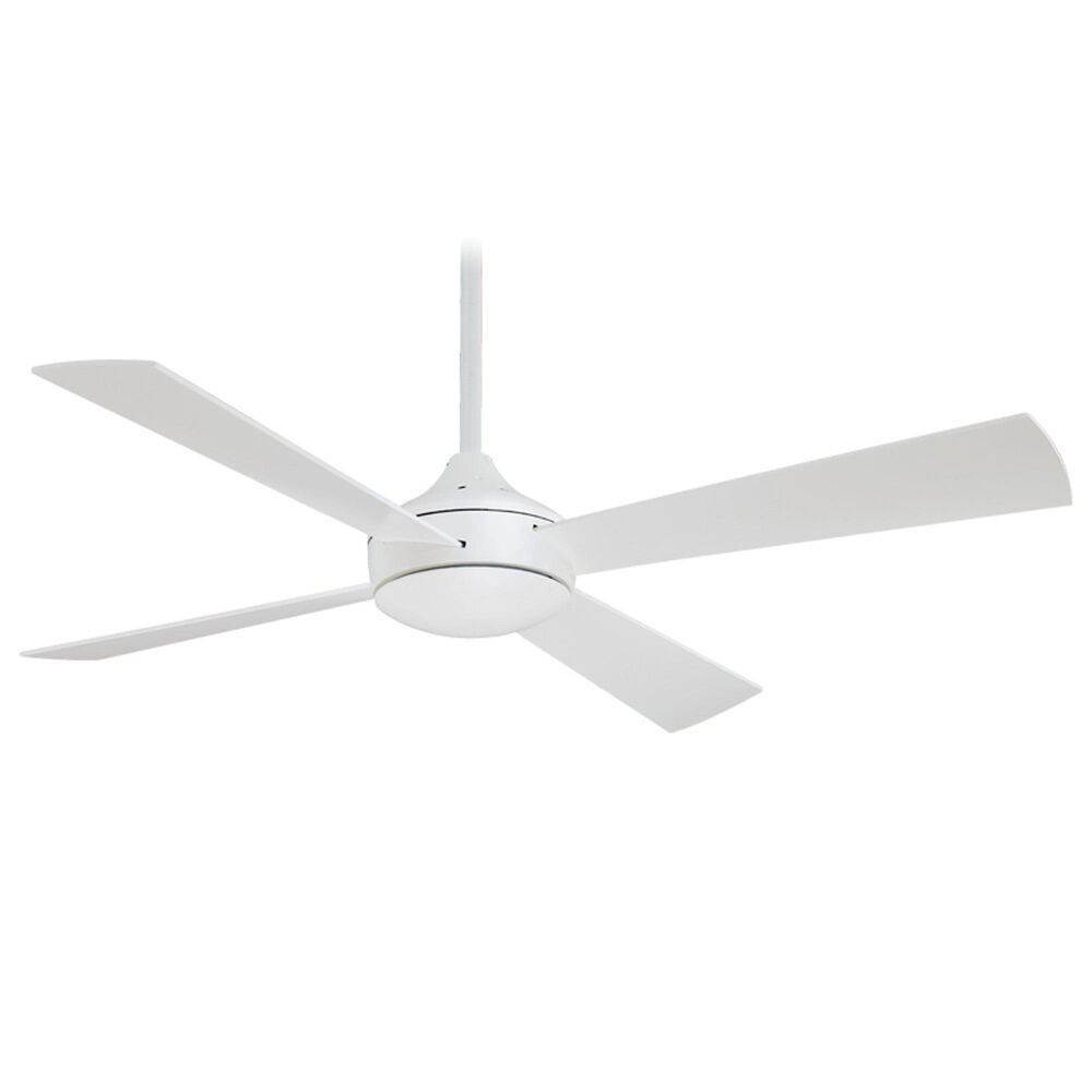 Minka-Aire Aluma 52" Ceiling Fan with LED Light in Flat White, , large