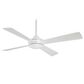Minka-Aire Aluma 52" Ceiling Fan with LED Light in Flat White, , large