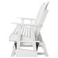 Ashley Hyland Wave Patio Glider Loveseat in White, , large