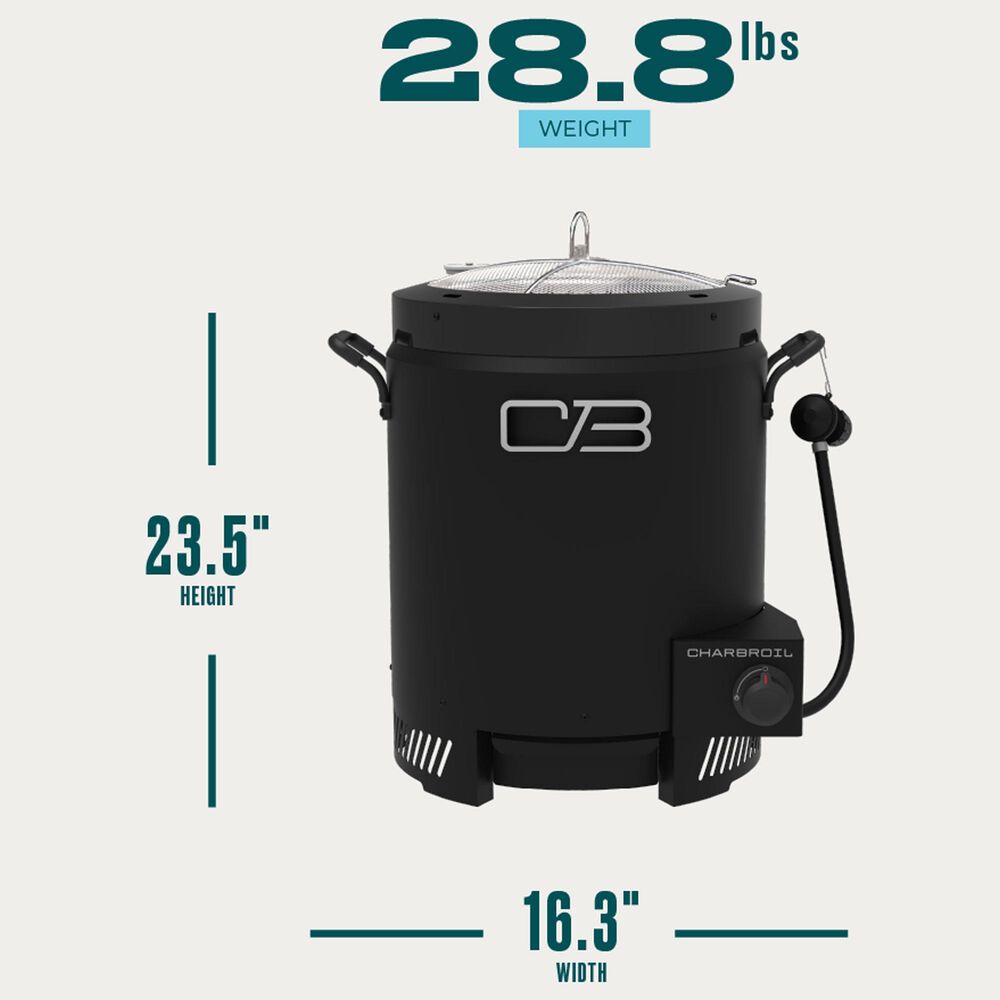 Char-Broil The Big Easy Outdoor Air Fryer in Black, , large