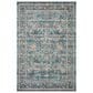 Rifle Paper Co. x Loloi Courtyard 7"6" x 9"6" Eve Blue Area Rug, , large