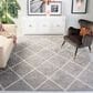 Safavieh Parma Shag PMA515G 9" x 12" Grey and Cream Area Rug, , large