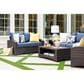 Ashley Windglow Patio End Table in Brown, , large