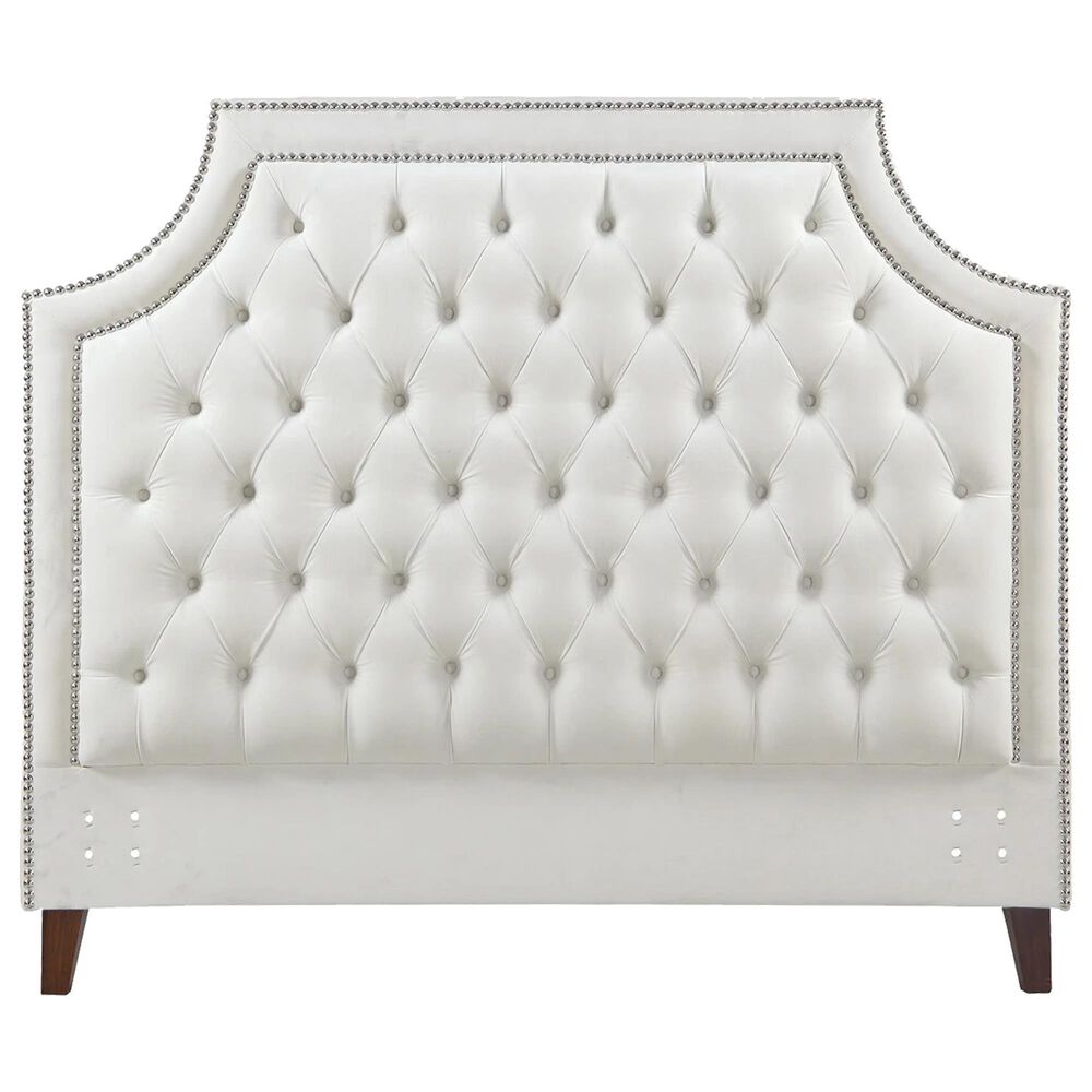 Simeon Collection Jasmine Queen Upholstered Bed in Champagne, , large