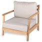 Hearth and Haven Outdoor Club Chair with Water-Resistant Cushion in Beige, , large