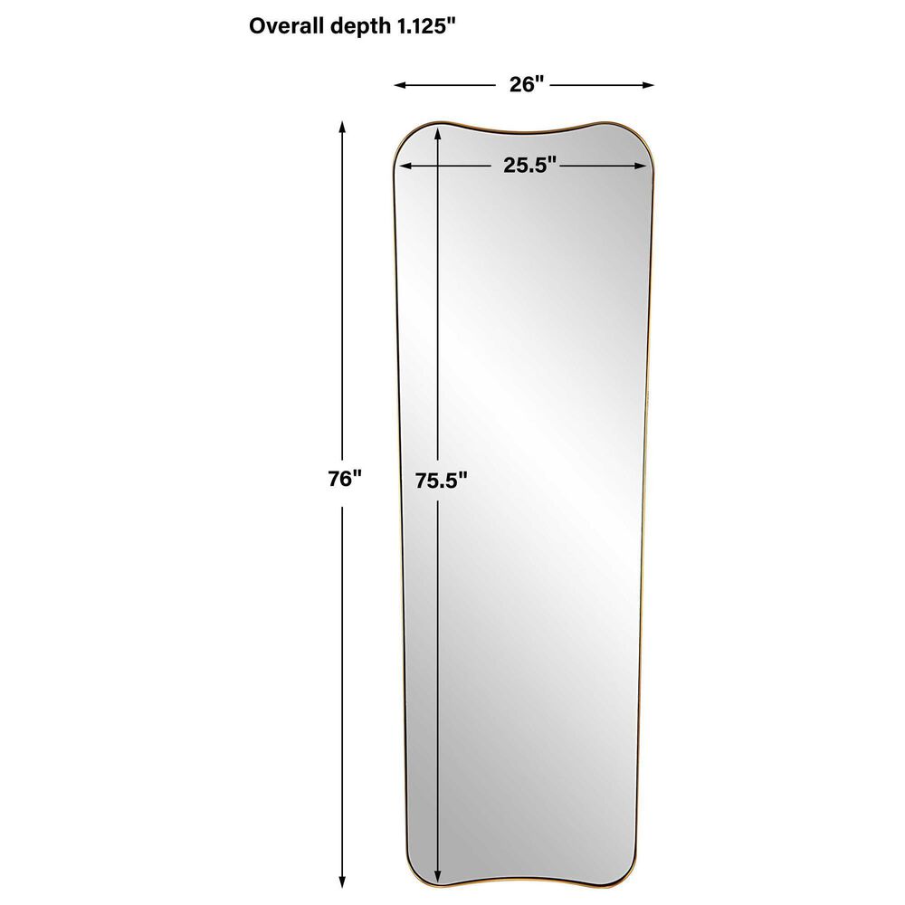 Uttermost Belvoir Mirror in Brass, , large