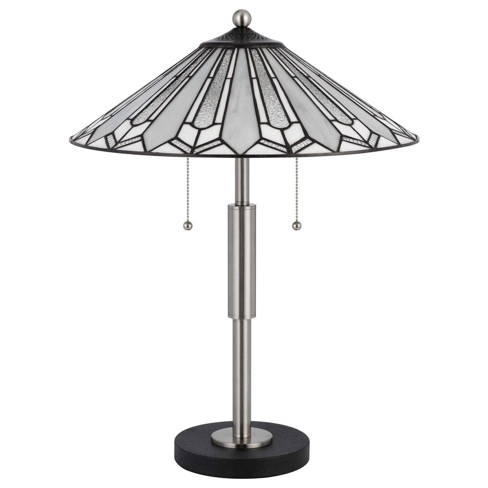 Cal Lighting Muirfield Tiffany Table Lamp in Bronze, , large
