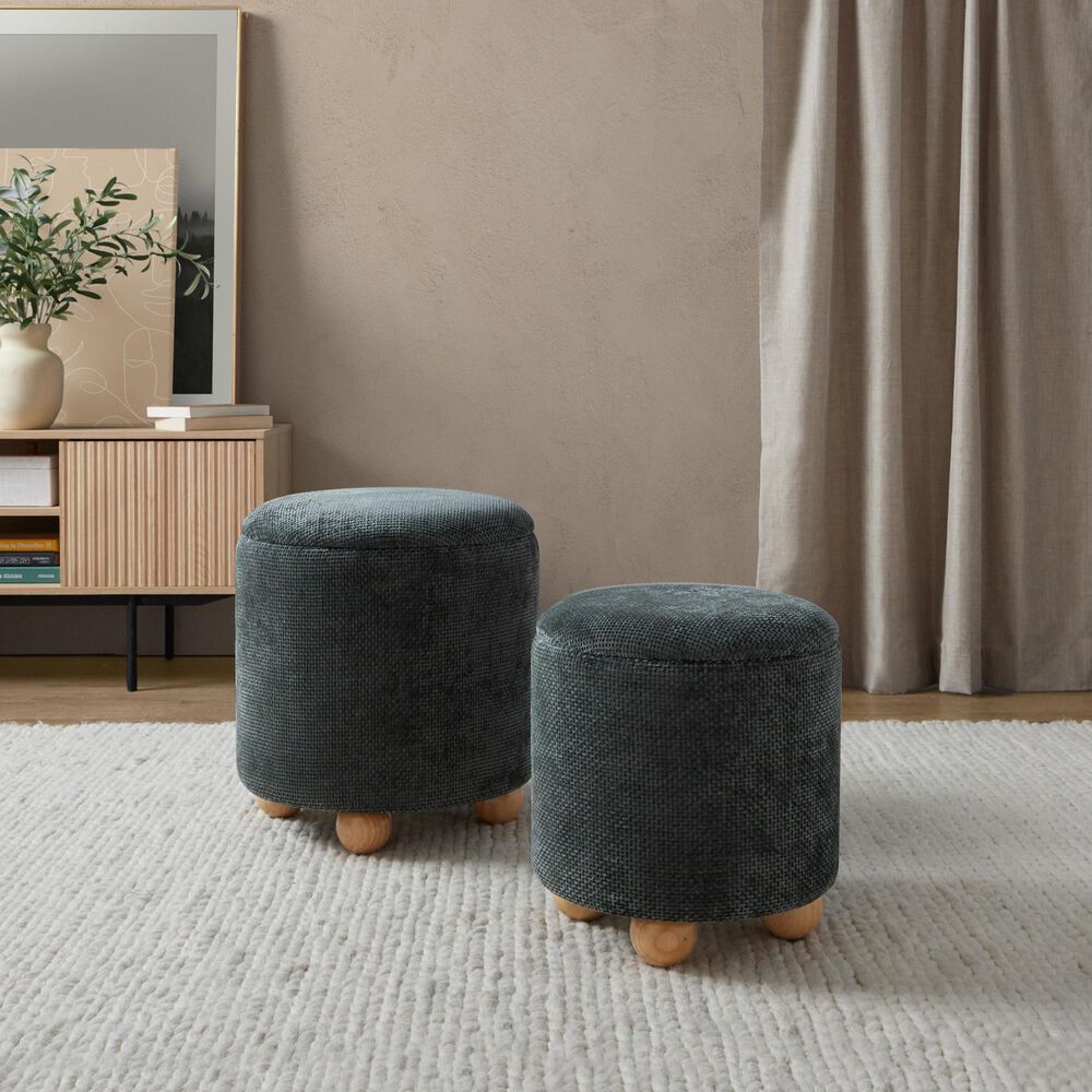 Lumisource Bacci 2-Piece Ottoman Set in Green, , large
