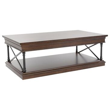 Belle Furnishings Tribeca Rectangular Cocktail Table in Cordovian Brown, , large