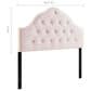 Modway Sovereign Diamond Tufted Performance Velvet Queen Headboard in Pink, , large