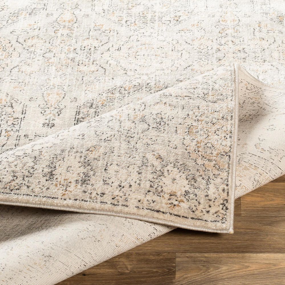 Surya Indigo IGO-2306 6&#39;9&quot; x 9&#39; Black and Beige Area Rug, , large